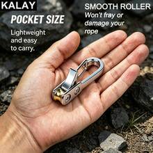 KALAY Rope Set With Roller Tensioner And Locking Buckle, Suitable For Camping, Boating And Outdoor Activities - 1 Set - View 7