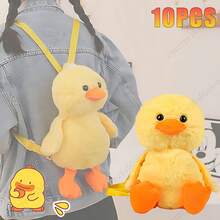 Kids Plush Backpacks - Yellow-1PC - View 7