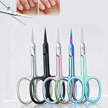 1pc Professional Stainless Steel Curved Nail Clipper, Manicure & Pedicure Tool, Dead Skin Trimmer - Multiple Styles a - View 8
