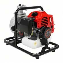 Gasoline Engine Water Pump 2-Stroke Engine Water Pump 43CC Water Transfer Pump  1.25KW/1.7hp - Red and Black - View 6