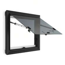 RV Caravan Camper Van Push Out Window RV Window RV Push Out Window - Black and White - View 6