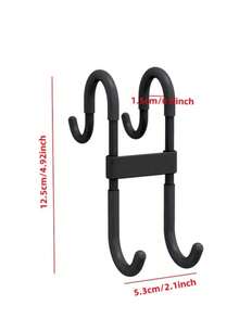 Shower Door Hook, Multi-Functional Hook For Hanging Clothes, Bathrobes And Towels, Heavy-Duty Hook Designed For Glass Shower Doors - Multicolor - View 8