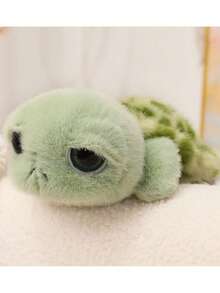 Peluche tortuga marina verde 23cm suave esponjoso, decoración sofá dormitorio regalo navidad cumpleaños - Multicolor - Ver 10