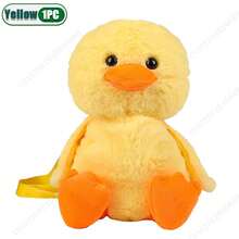 Kids Plush Backpacks - Yellow-1PC - View 1