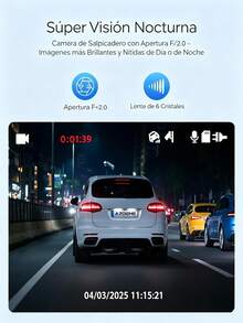 ONEEKA Car Dashcams - Black - View 11