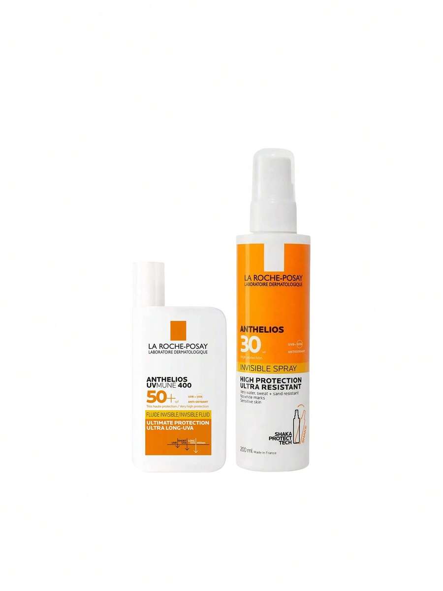 La Roche-Posay [組合] Anthelios Uvmune 400 透明防曬液 SPF50+ 50ml + Anthelios SPF30+ 香氛防曬噴霧 200ml - 無色 - 查看 1