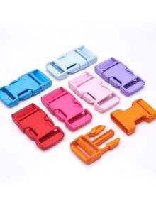 4/2 buah Aksesoris Sabuk Pinggang Gesper Plastik Warna-warni untuk Ransel Tas, Pengikat D-Ring yang Dapat Diatur - Versi yang ditingkatkan - View 5