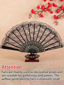 1件/2件新娘婚禮裝飾道具套裝，蕾絲傘與蕾絲塑膠扇，歐式婚禮新娘傘，戶外婚禮裝飾傘扇套組，最佳禮物，婚禮攝影道具，白色花卉蕾絲復古陽傘，白色蕾絲陽傘新娘傘，優雅新娘傘適用於婚禮、花園派對、維多利亞時代拍照道具、服裝角色扮演 - 彩色 - 查看 16