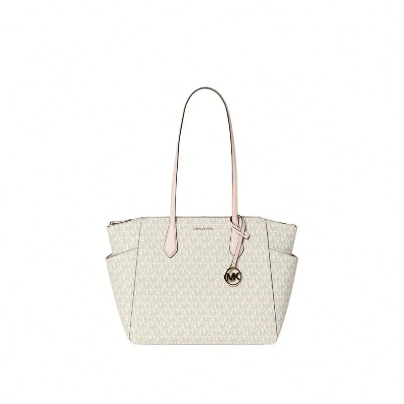 Michael Kors Marilyn 印花女士單肩斜挎手提包 35F5G6AT2B PWD BLSH MLT - 粉紅色35F5G6AT2B PWD BLSH MLT - 查看 1