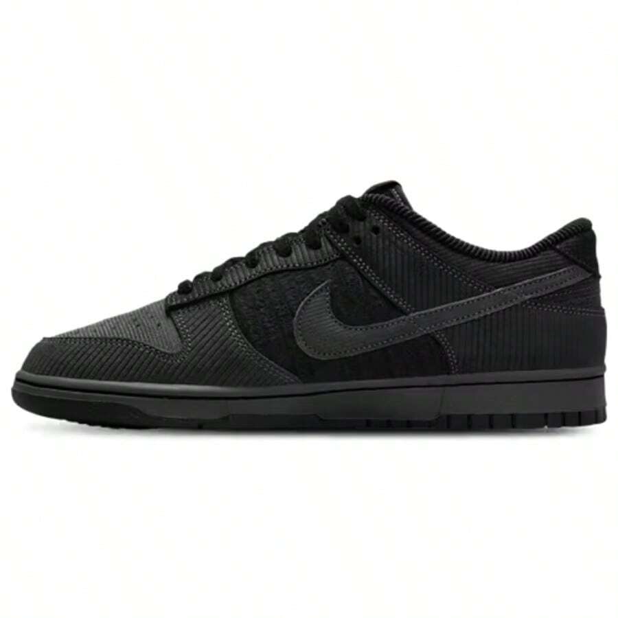 Nike Dunk Low Retro Premium Men's Black/Anthracite IB7746-001 | Court-To-Street Style, Iconic Silhouette - 深黑色 - 查看 1