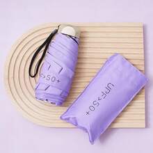 1pc Gold Handle Capsule Compact Portable Fashionable Women's Sun & Rain Umbrella For Outdoor Travel - Jinbing Capsules - View 12