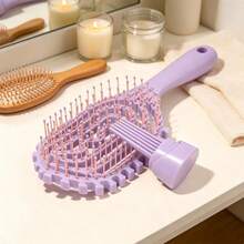2/3 buah Sisir Pijat Rambut Mini Warna-warni, Sikat Pembersih Rambut, Sisir Pembersih Serbaguna, Sisir Pengeriting Rambut Rumahan, Kepala Sikat Pembersih Multifungsi untuk Membersihkan Cakar Hewan Peliharaan - MultiWarna - View 2