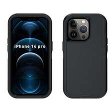 Military-Grade 3-In-1 Shockproof Phone Case, Heavy Duty Anti-Fall Anti-Slip Multi-Layer Protective Waterproof Scratch-Resistant Full-Body Protective Cover, Universal Phone Case, Practical Daily/Chinese New Year Gift - Black - View 106