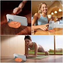 Wireless Earbuds Protective Case Snap Button Magnetic Lock Lid Built-In Phone Stand Compatible With Apple Earbuds Gen 1 2 3 4 Pro Pro2 Pro3 TPU Shockproof Anti-Scratch Full Wrap Shell Universal Size 1pc For Men Women Teens Birthday Holiday Gift Summer Beach Travel Accessory - Multicolor - View 2