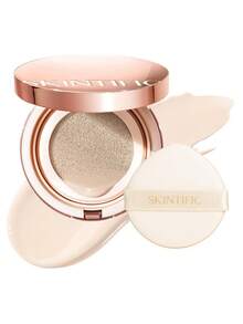 SKINTIFIC كريم أساس ومصحح عيوب بتغطية كاملة # 10C Shell | لمسة نهائية ساتان، مقاوم للماء ومتحكم في الزيوت، قاعدة تغطية قابلة للبناء لإخفاء الوشم، مناسب لجميع أنواع البشرة. - بورسلين بارد 0CN - مشاهدة 1