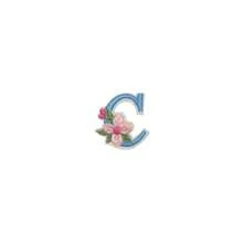1/26pcs Computer Embroidered Floral Multi-Color English Letter A-Z Badge Patch, Clothing Accessory Decorative Patch With Back Adhesive Embroidery Fabric - Multicolor - View 40