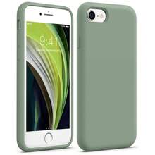 Case Compatible With IPhone 13, [Military-Grade Shock Protection] Silicone Case With Soft, Scratch-Resistant Microfiber Lining Case Compatible With IPhone 14 15 16 Pro Max 17 Pro Max XS Max XR 7 8 Plus SE2022 6s 6s Plus 12 Mini 11 - Light Green - View 8