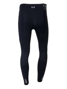 Under Armour High-Waisted, Anti-Roll-Up Women's Running Pilates Leggings, Cropped Athletic Pants - Black - View 8