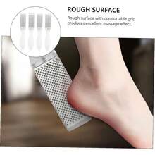 PYDESA 1/2/4/6/10Pcs Professional Stainless Steel Foot Skin Scraper And Metal Foot Scrubber, Home Pedicure Tool Set For Dead Skin Removal, Multi‑Purpose Professional Household Foot Care Foot Remover - Multicolor - View 9