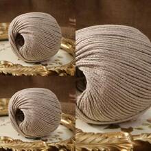 100g 中空亞麻線 2mm 手作編織鉤針 DIY 挺身包款帽子線 - 3件裝 - 查看 38