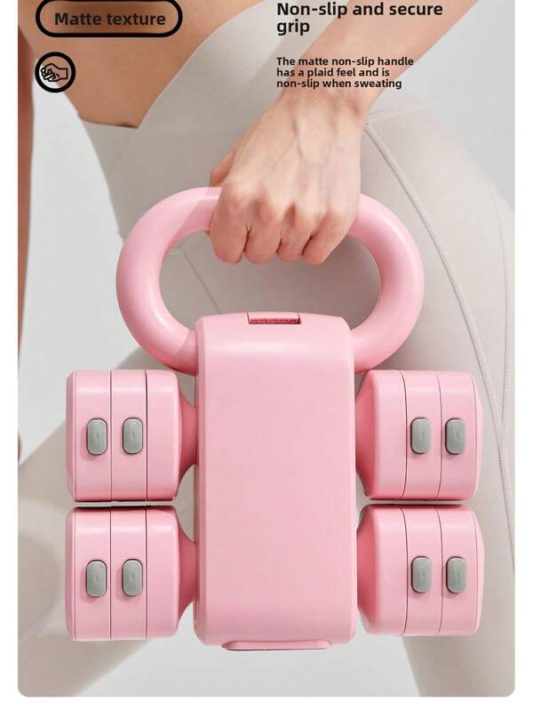 1 pieza Mancuerna y Pesa Rusa 2 en 1, Peso Ajustable Desmontable, Pesa Rusa de 1-5 kg para Mujeres y Hombres, Equipo Deportivo para Fitness en Casa y Gimnasio