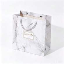 French Luxury Marble Pattern Gift Box Set, Anniversary Valentine's Day Gift Empty Packaging With Tote Bag Combination, Random Rope Color, Suitable For Daily Shopping, Gift Giving, Convenient And Elegant - Multiple Styles - View 10