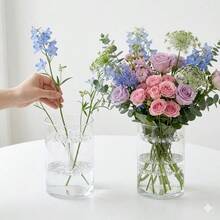 1/3件多孔花泥支架，花藝裝飾套組，螺旋花瓶定位支架，花束固定工具，適用於居家與婚禮花卉裝飾 - 多色 - 查看 3