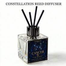 EVODUCK Virgo Zodiac Reed Diffuser 50ml, White Tea & Sage Scented Oil Diffuser With Green Crystal & 4 Fiber Reeds, Flameless Home Fragrance For Bedroom Bathroom Office, Astrology Birthday Gift For Women, Star Sign Room Decor - Flameless Series - View 20