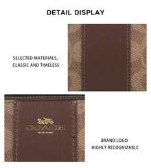 Coach Printed Ladies' Clutch Bag CW854IMXHE - 棕黃色拼棕CW854IMXHE - 查看 9