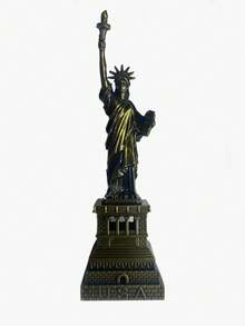 1pc Random Statue Of Liberty Decorative Figurine Best - Bronze - View 9