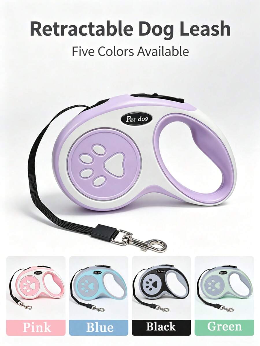 1PC Retractable Dog Leash Adjustable Automatic Pets Leash Outdoor Walking Running Dogs Lead Rope Suitable For Puppies Small Medium Dogs