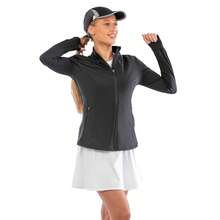 Spiro Womens/Ladies Fitness Jacket - Black - View 2