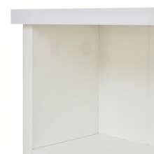 Solid Wood Bed Frame With Drawers And Slatted Base, Ideal Children's Room 90x200cm White - 白色 - 查看 11