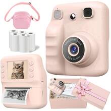 Instant Camera For Kids, Instant Print Camera With Photo Paper, Suitable For 3-12 Years Old Boys And Girls Christmas And Birthday Gifts, Children's Camera Toy, 1080P HD Dual Cameras With Flash, Music, Games, Selfie Mode, Delayed Print (10s/5s/3s), Suitable For Christmas, Birthday And Back To School Gifts For Boys And Girls - Multicolor - View 28