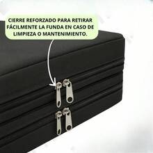 Colchoneta De Yoga Portátil 190x60x5cm Impermeable Antideslizante Resistente Para Ejercicio Pilates Entrenamiento En Casa - Negro1 - Ver 10