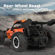 1/16 Scale RC Monster Truck, Max Speed 20km/H, Multi-Terrain Applicable, With LED Lights And Rechargeable Battery, Suitable For Children 3 Years And Above As Christmas Gift, Birthday Gift - Multicolor - View 8