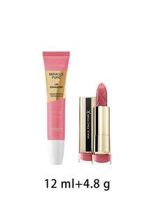 Max Factor [Bundle] Miracle Pure Lip Enhancer 040 Vital Rose 12 Ml + Colour Elixir Lipstick 020 Burnt Caramel 4.8 G - 040 Vital Rose+020 Burnt Caramel - View 2