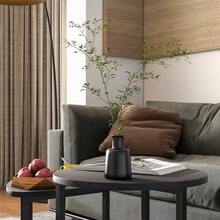 Set Of 2 Round Coffee Tables – Industrial Design Wooden Side Tables For Living Room, Modern Coffee Table - 黑色 - 查看 4