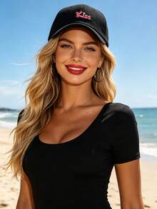 1 Stück Unisex Baseballkappe für Damen und Herren, verstellbar, Outdoor-Sonnenschutz, lässiger Hut, geeignet für Frühling, Herbst, Reisen, Strandparty - Verschiedenfarbig - Übersicht 5