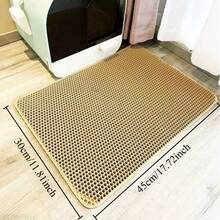 Extra Large Heavy Duty Waterproof Double Layer Non-Slip Washable Pet Floor Protection Mat Cat Litter Box Sand Trapping Mat - Multicolor - View 20