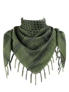 1pc Desert Style Scarf For Men, Motorcycle Riding Headscarf, Soft Warm, Jacquard Pattern, Versatile Fashion Scarf, Outdoor Premium Traditional Apparel - Multicolor - View 12