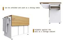 White Sideboard Multifunctional Server With Storage Space In Wood For Dining Room And Living Room - 白色 - 查看 2