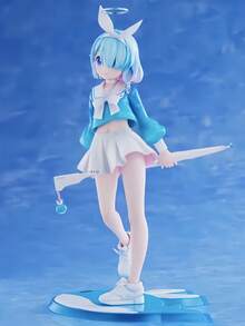 1pc/Blue Archive Arona Figure, Anime 2D Cute PC Case Decoration Model, Compatible With Anime Photography Background - Adorable Pose, Exquisite Outfit And Vivid Expression - Handmade Anime Style Figure - Multicolor - View 4