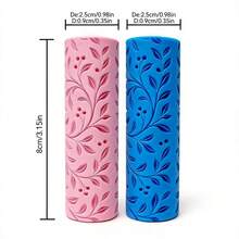 Cây cán bột in 3D bằng gốm sứ dập nổi, làm bằng nhựa PLA bền chắc với họa tiết hoa và chim, thích hợp cho các công việc thủ công DIY làm gốm. - A - Xem 12