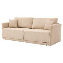 Sofa Bed Frame Beige 2 Seats - 米色雙座 - 查看 11