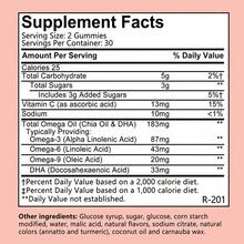 Bunkell Omega-3 Fatty Acids: Essential Components For Nutritional Well-Being, Healthy Brain, 60 Gummies - 1 botella - Ver 2
