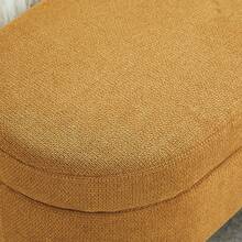 Storage Bench With Storage Space, Beige Color, Ideal For Bedroom Or Hallway - 黃色 - 查看 10