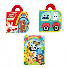 Infant & Toddler Educational Cloth Book, Early Learning 3D Tear-And-Stick Game, Teething Toy - Multicolor - View 8