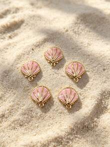 5pcs Stainless Steel Small Shell Pendant Suitable For Vacation Wear - Multi-color - View 9