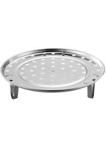 1/4pcs Stainless Steel Steamer Rack - Multi-Hole Design, Detachable With Steamer Feet, Easy To Clean, 4 Sizes Suitable For Home Use - Perfect For Steaming Vegetables And Seafood, Kitchen Essential|Modern Kitchenware|Cookware - Silver - View 13